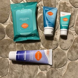 Lumes, deodorant, and wipes set of 4